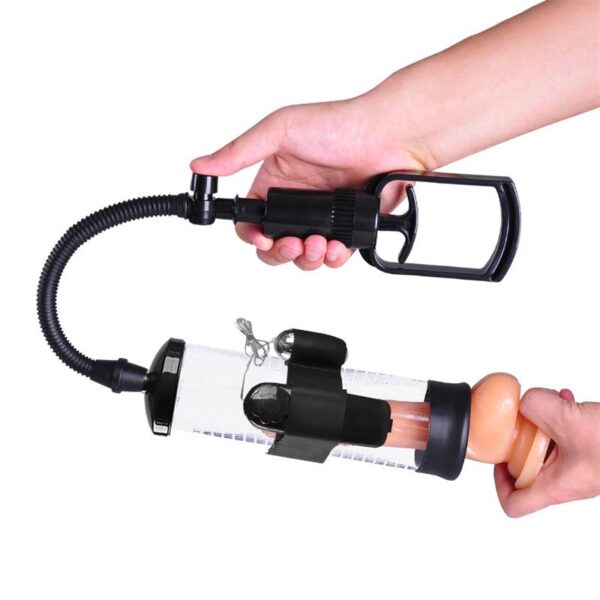 Manual Penis Pump with Vibration Attachment PSX06 - Image 3