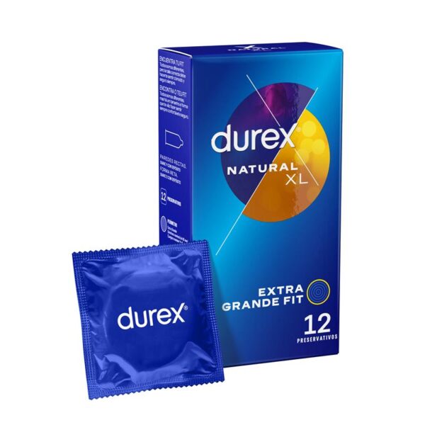 Natural XL Condoms 12 units - Image 2