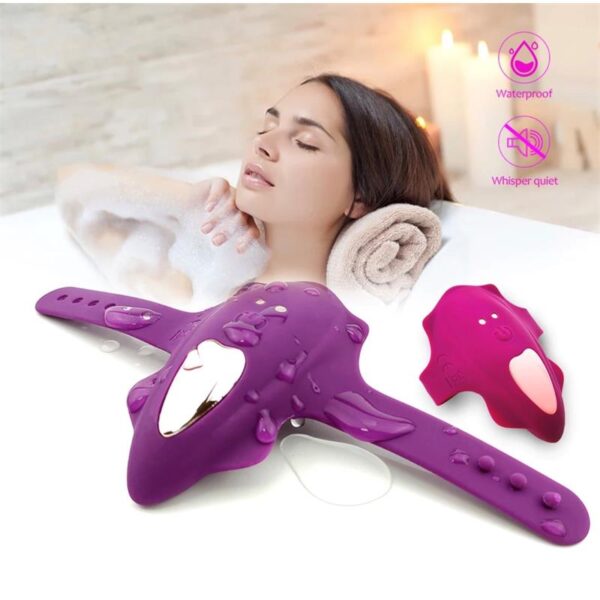 No. Seventeen Panty Stimulator Remote Control Magnetic USB Purple - Image 17