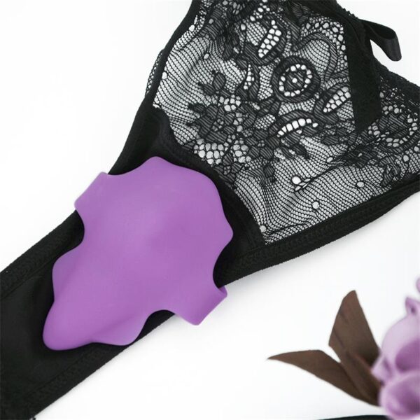 No. Seventeen Panty Stimulator Remote Control Magnetic USB Purple - Image 10
