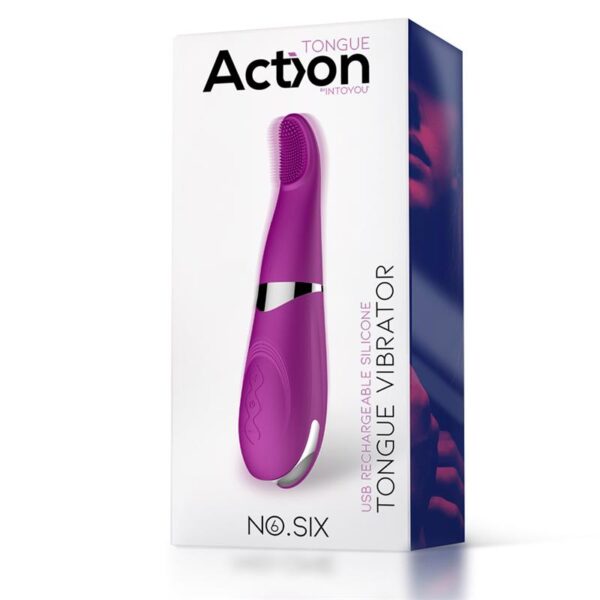 No. Six Clitoris Vibe Tongue G-Spot Stimulator USB Silicone - Image 5