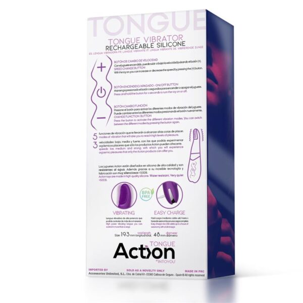 No. Six Clitoris Vibe Tongue G-Spot Stimulator USB Silicone - Image 6