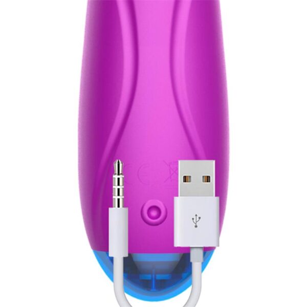 No. Twelve G-Spot Stimulator with Led Light Powerful Motor USB Silicone - Image 4