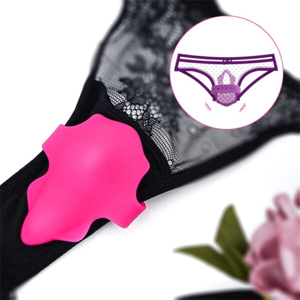 No.Seventeen Panty Stimulator with Remote Control Magnetic USB Pink - Image 6