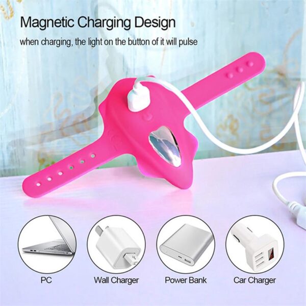 No.Seventeen Panty Stimulator with Remote Control Magnetic USB Pink - Image 9