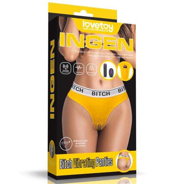 Open Panties with Vibrating Bullet and Remote Control Size S - Image 14