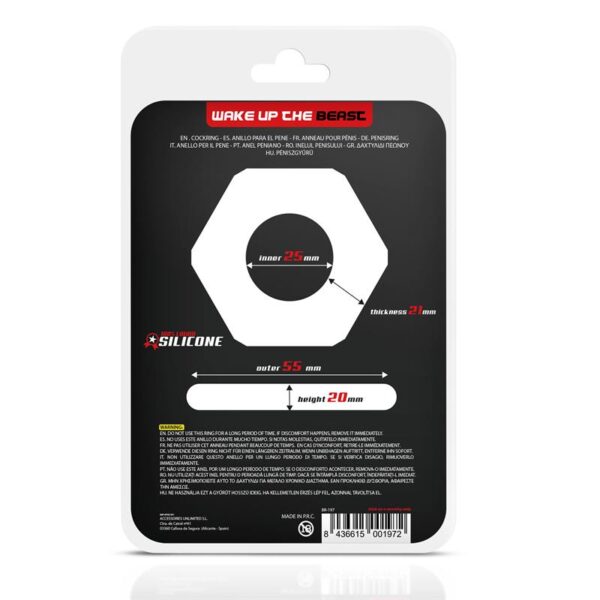 Penis Ring Nut Liquid Silicone 25 mm - Image 4