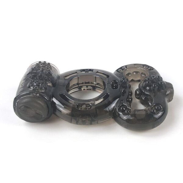 Penis Ring with Vibration Black - Image 7