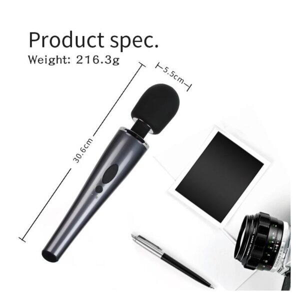 Relyme Wand Massager USB Rechargable Silicone Waterproof - Image 12