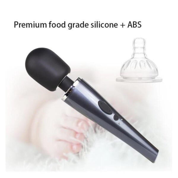 Relyme Wand Massager USB Rechargable Silicone Waterproof - Image 13