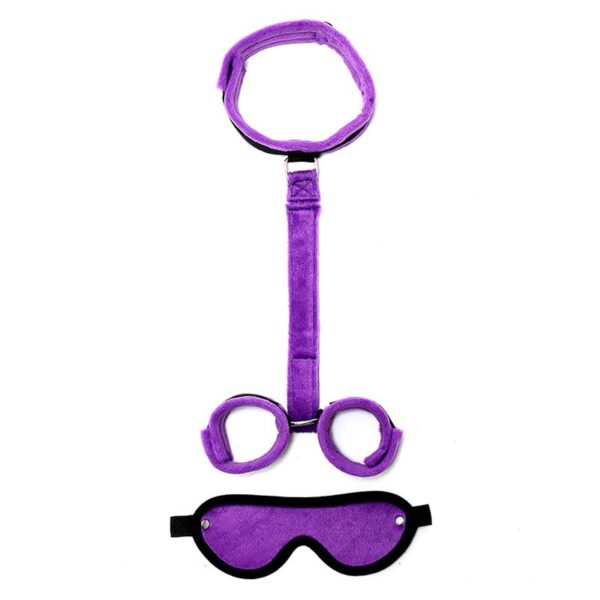 Rimba Bondage Play Bondage Set 2 Pieces Purple - Image 2
