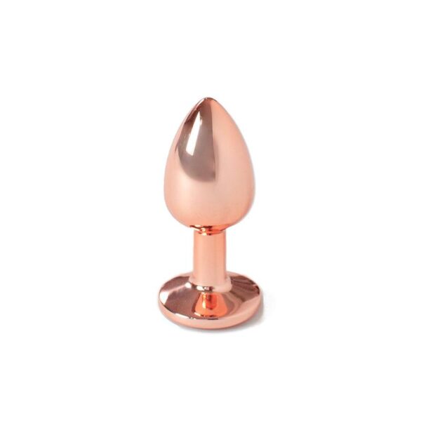 Rose Gold  Metal Butt Plug Size S - Image 2