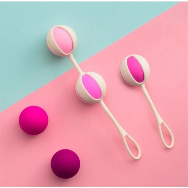 Set of 5 Geisha Balls3 Sugar Pink - Image 2