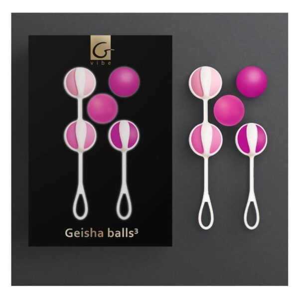 Set of 5 Geisha Balls3 Sugar Pink - Image 7