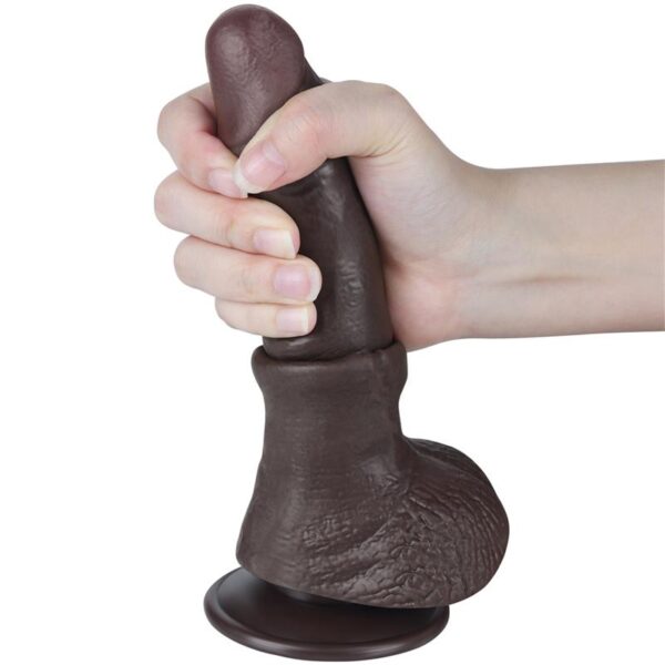 Sliding Skin Dual Layer Dildo 7.5 - Image 5