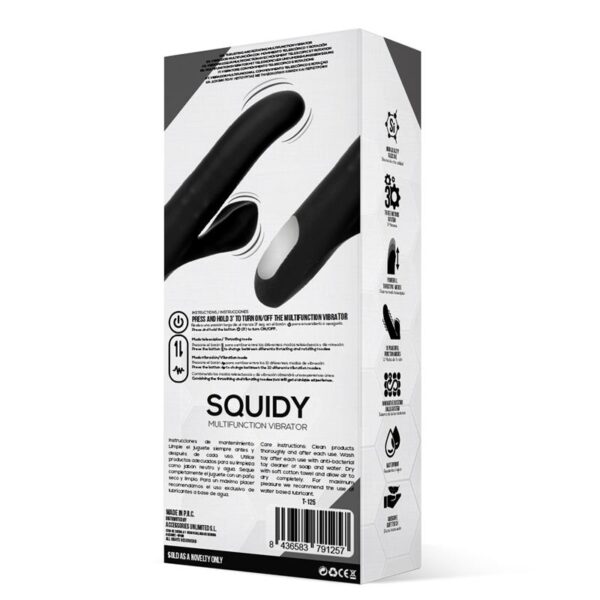 Squidy Vibe with Thrusting Movement and Rotating Beads USB Silicone - Image 3