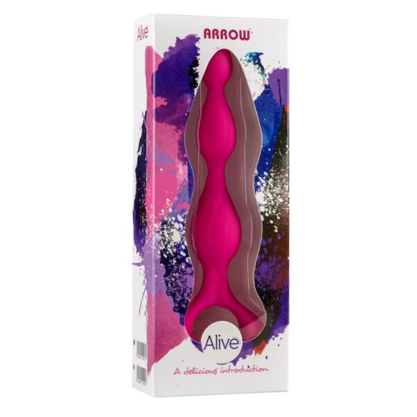 Stimulator Anal Arrow Pink Silicone 17 cm - Image 2