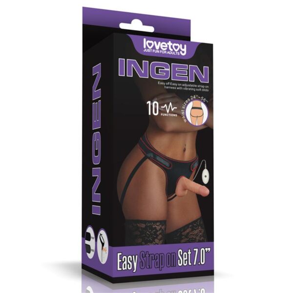 Strap-on with Vibrating Dildo and Remote Control 7.0 - Image 12