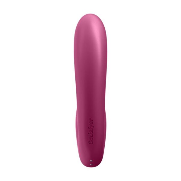 Sunray Berry Clitoris Sucker and Vibe 2 in 1 USB - Image 4