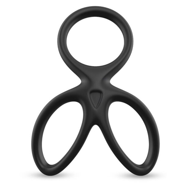 Triple Penis and Testicles Ring Liquid Silicone - Image 2