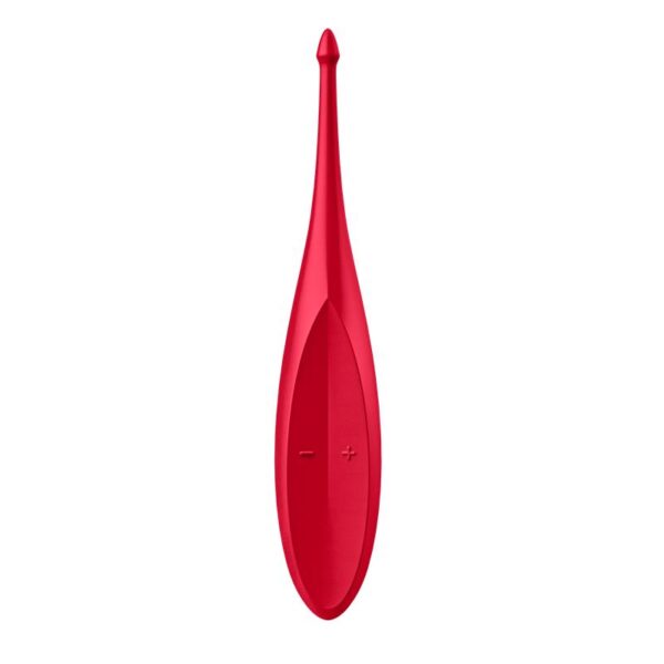 Twirling Fun Tip Vibrator Silicone USB Red - Image 5