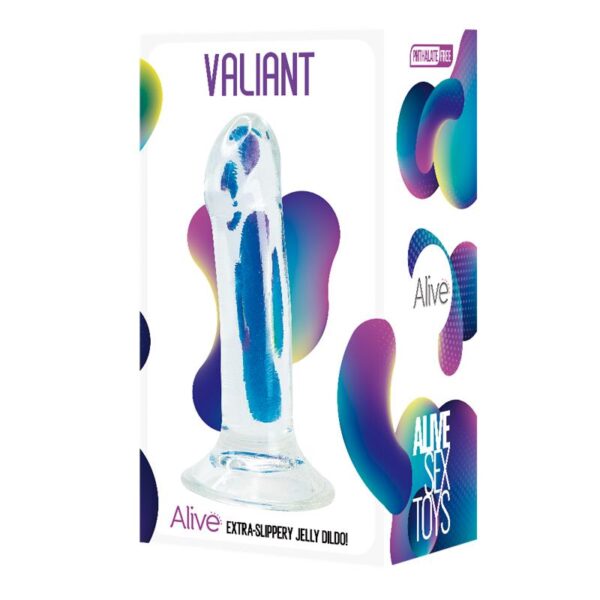 Valiant Dildo Jelly 16 cm Clear - Image 2