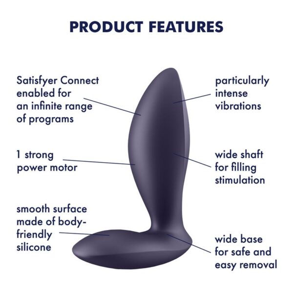 Vibrating Anal Plug APP Satisfyer Connect Power Plug - Image 6