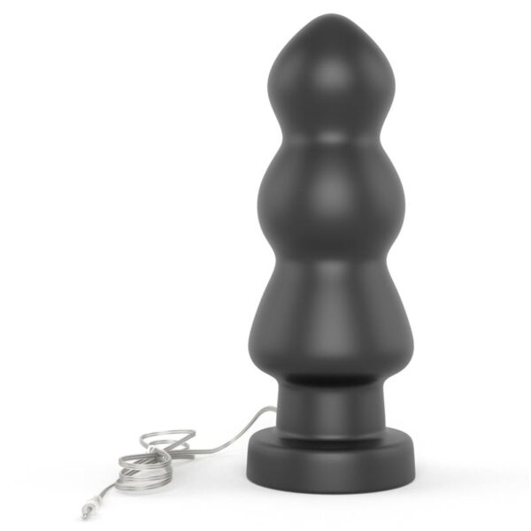 Vibrating Butt Plug King Sized 7.8 Black - Image 4