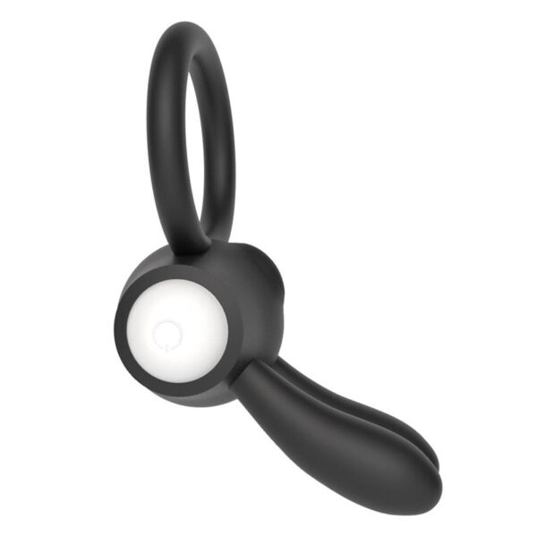 Vibrating Cockring Power Clit Black - Image 2