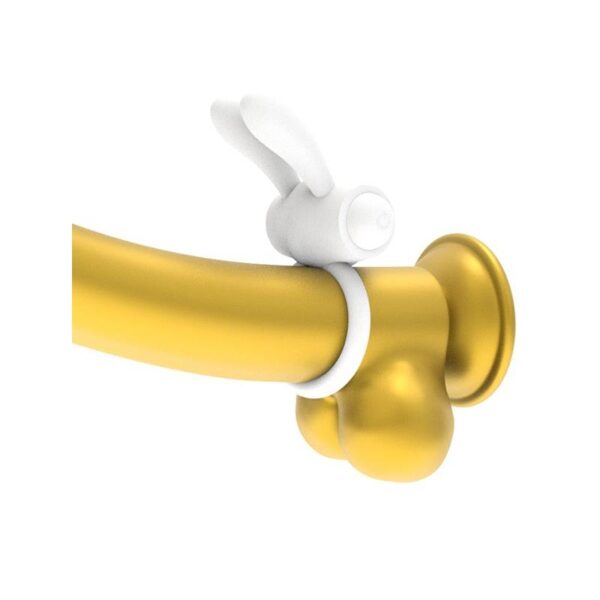 Vibrating Cockring Power Clit White - Image 4