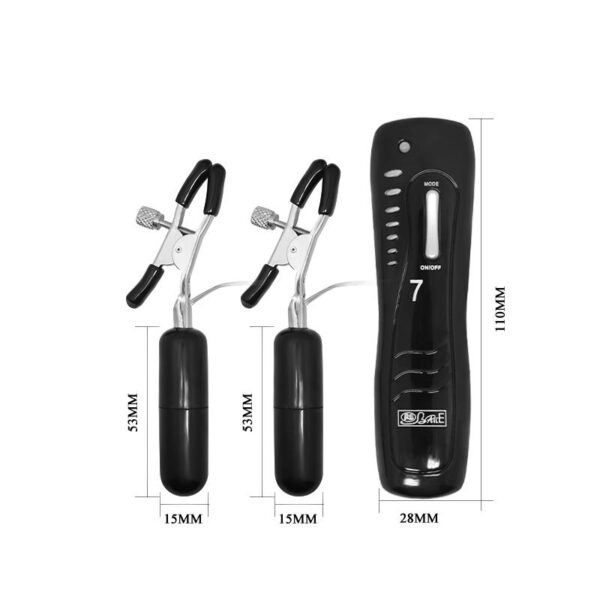 Vibrating Nipple Clamps with Remote Control - Image 5