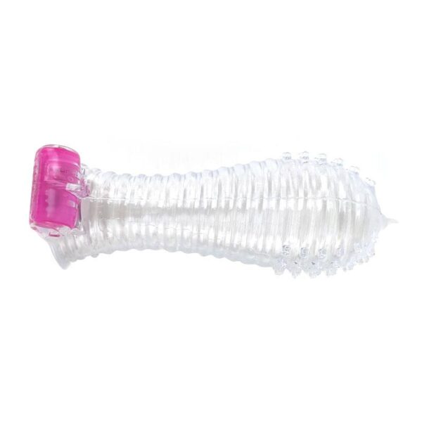 Vibrating Penis Sleeve Clear - Image 4