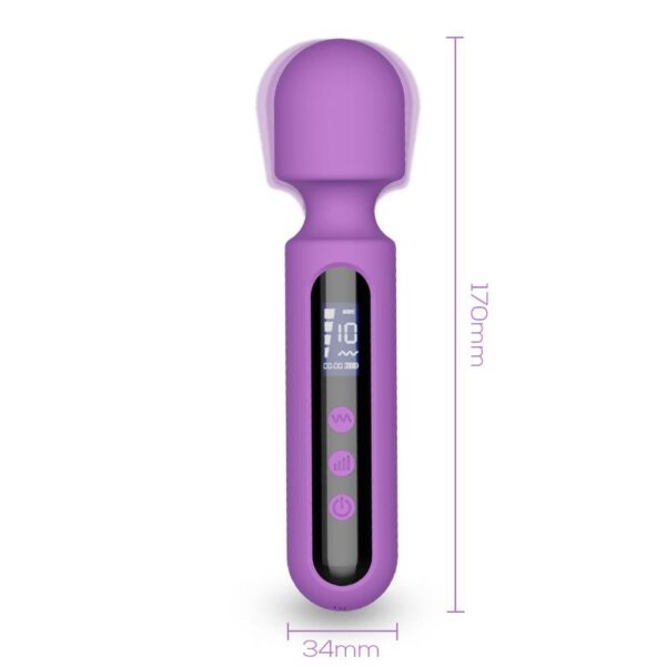 Whisper Wand Massager with Gigital Led Screen 17 cm - Image 2