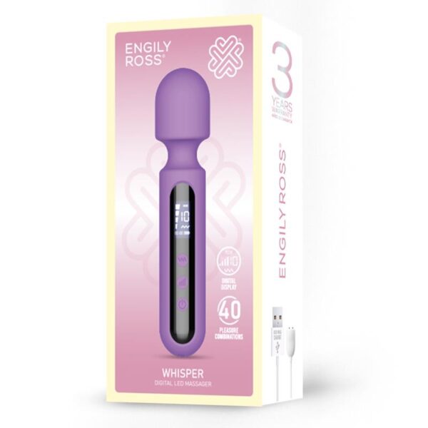 Whisper Wand Massager with Gigital Led Screen 17 cm - Image 7