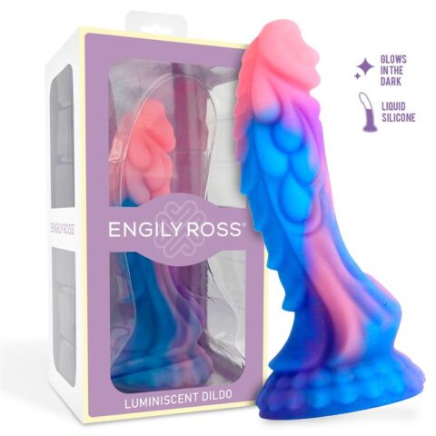 DILDOX BY ENGILY ROSS LUMINISCENT "DRAGON" SHAPED DILDO 18 CM