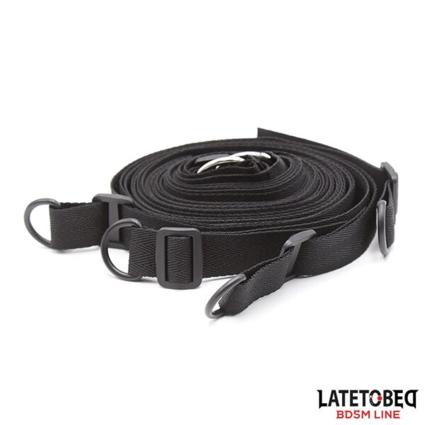 Bed Eestraint Set with Blindfold Adjustable Cuffs - Image 3