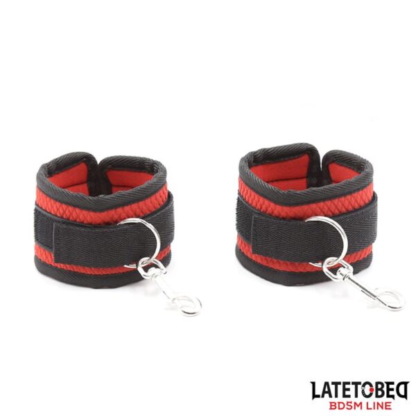 Bed Eestraint Set with Blindfold Adjustable Cuffs - Image 4