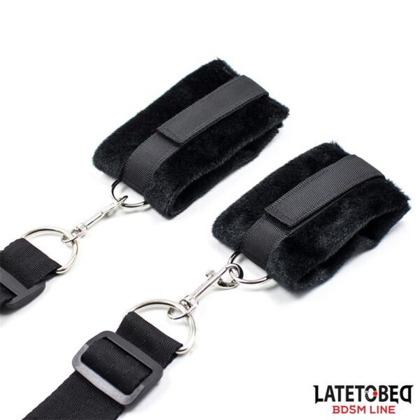 Bed Restraint Set with Adjustbable and Desmontable Cuffs - Image 2