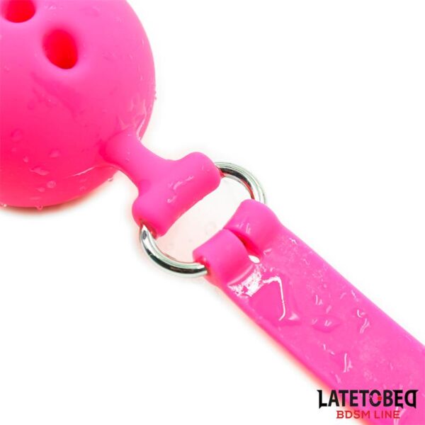 Breathable Silicone Ball Gag M - 4.5 cm - Image 5