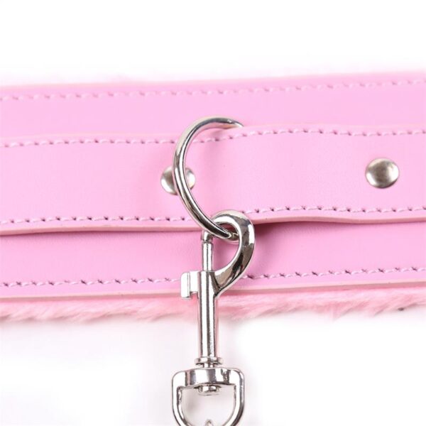 Collar with Leash Pastel Pink - Image 5