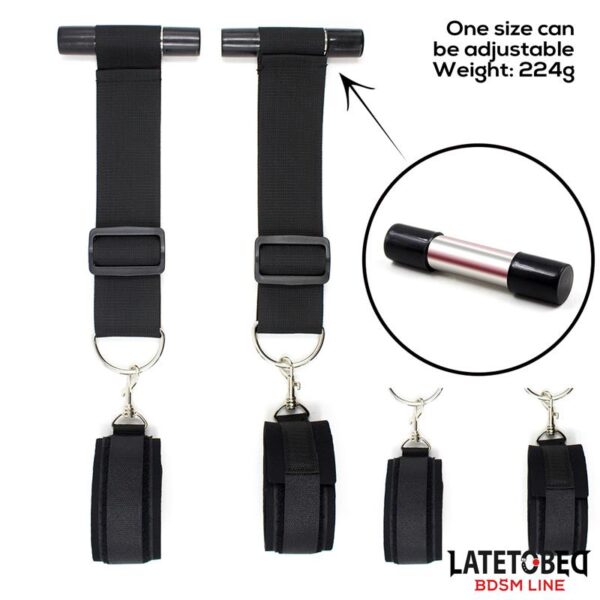 Door Swing Nylon Bind Neoprene Wrist Cuffs - Image 7