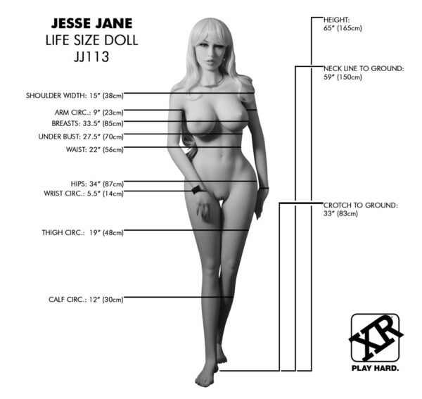 World Famous Jesse Jane Fantasy Life Size Replica Doll - Image 15