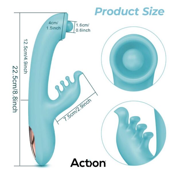 Murly Soft Massaging Ball 360º con Vibración Doble - 3 Motores - Image 15