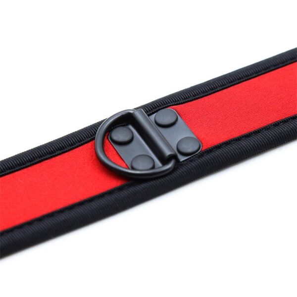 Neoprene Puppy Collar Adjustable Red - Image 5