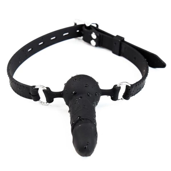 Silicone Dildo Gag Ball Adjustable 36-52 cm - Image 3
