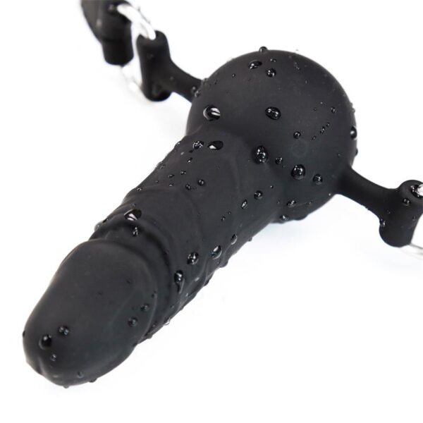 Silicone Dildo Gag Ball Adjustable 36-52 cm - Image 5