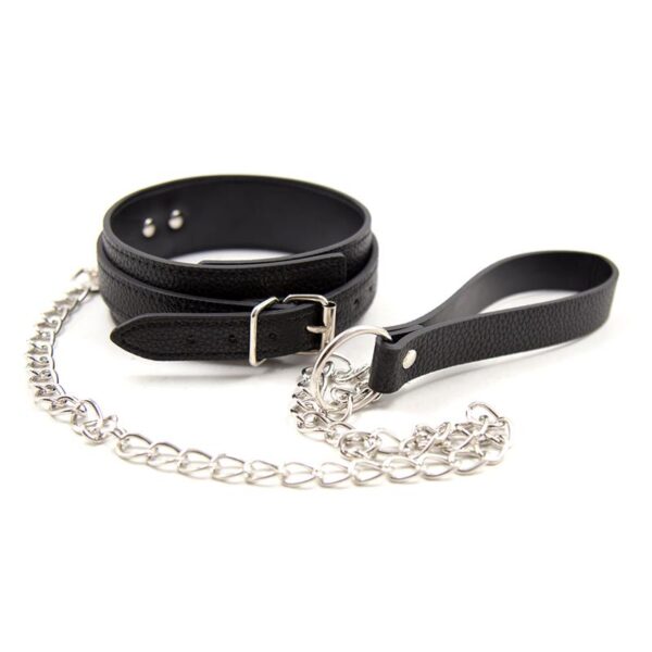 Snake Pattern Collar with Leash - Image 2