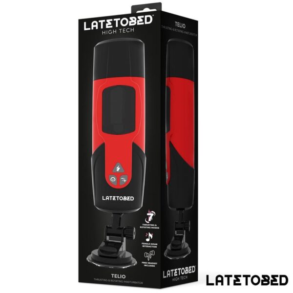 Telio Advanced with Rotation, Thrusting and Moaning Masturbator with Suction Cup - Image 15