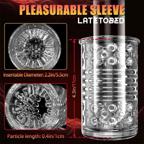 Telio Advanced with Rotation, Thrusting and Moaning Masturbator with Suction Cup - Image 9
