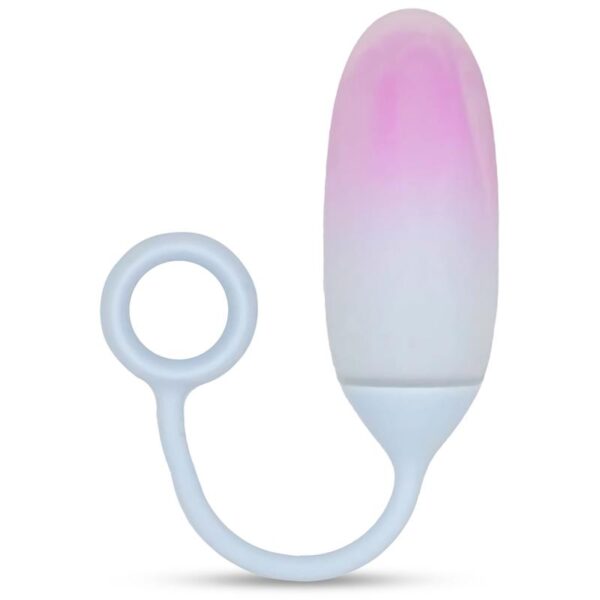 Vibrating Egg with APP Double Layer Silicone + 50 ml Nanami Tour Pink/Blue - Image 3